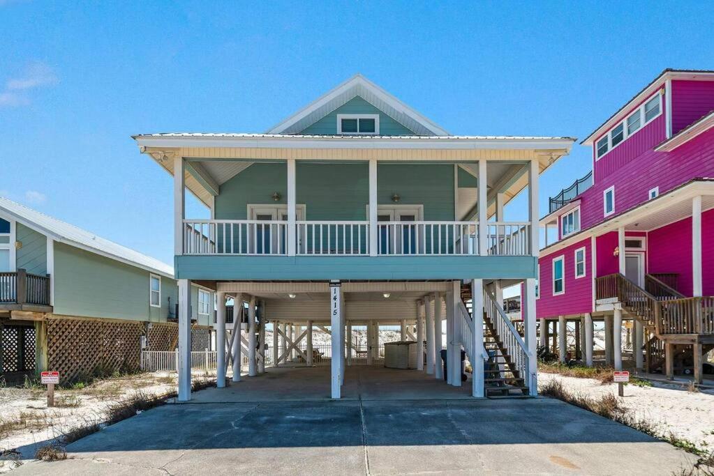 Oceanfront/Zero Steps To Beach/Views/4Br Gulf Shores Exterior photo